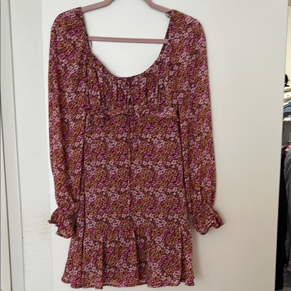 Floral Long Sleeve Dress